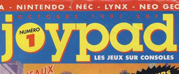 Joypad n°1, octobre 1991