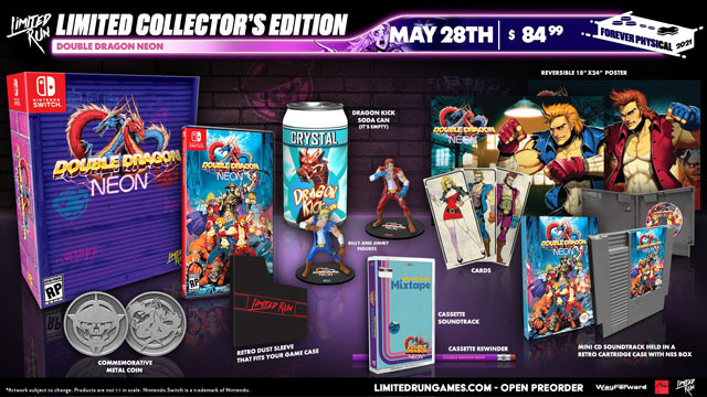 Édition collector de Double Dragon Neon sur Switch