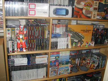 La collection d'un gamer