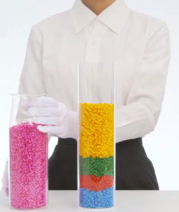 Le stockage de la Wii U expliqué... avec des granulés de couleur !