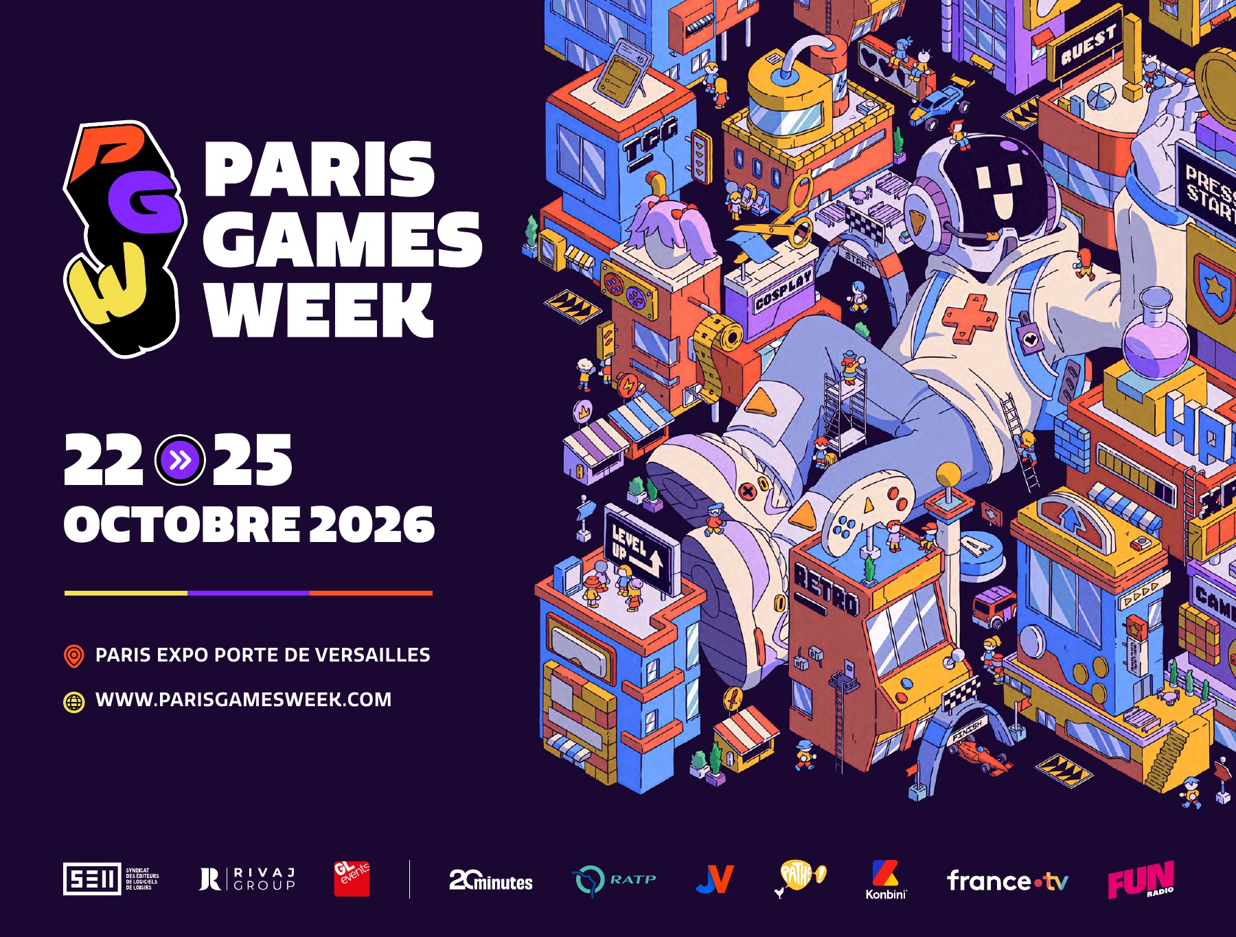 Affiche 12 m² de la Paris Games Week 2026