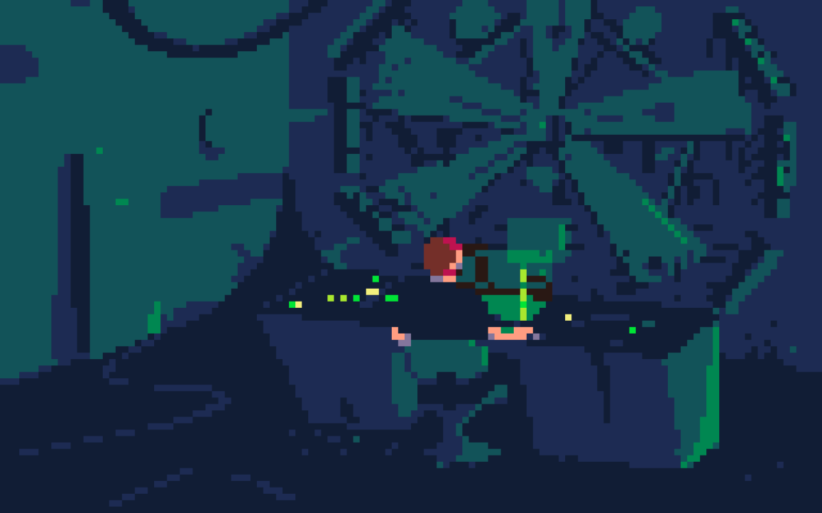 Séquence d'introduction du portage d'Another World sur Pico-8