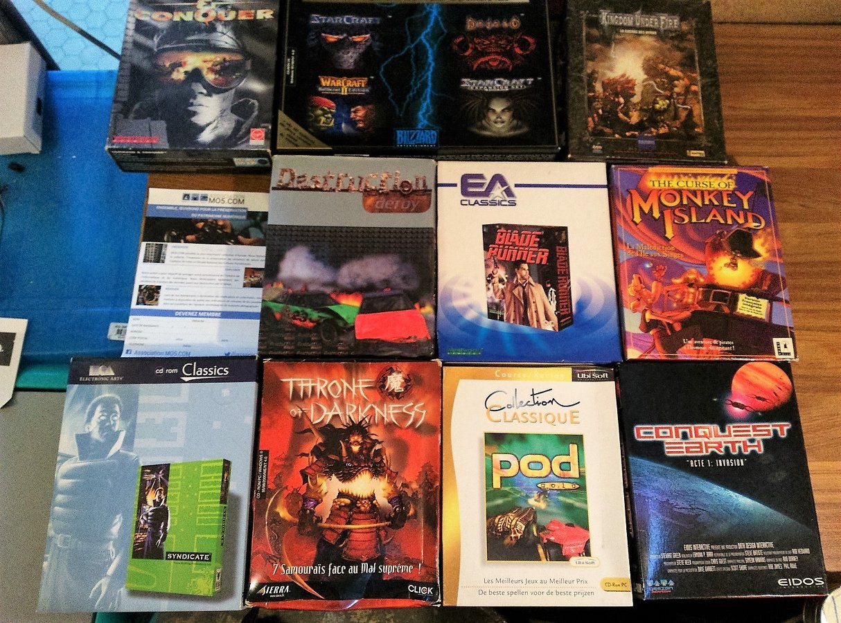 Jeux Xbox 360 et PC du don de CBL