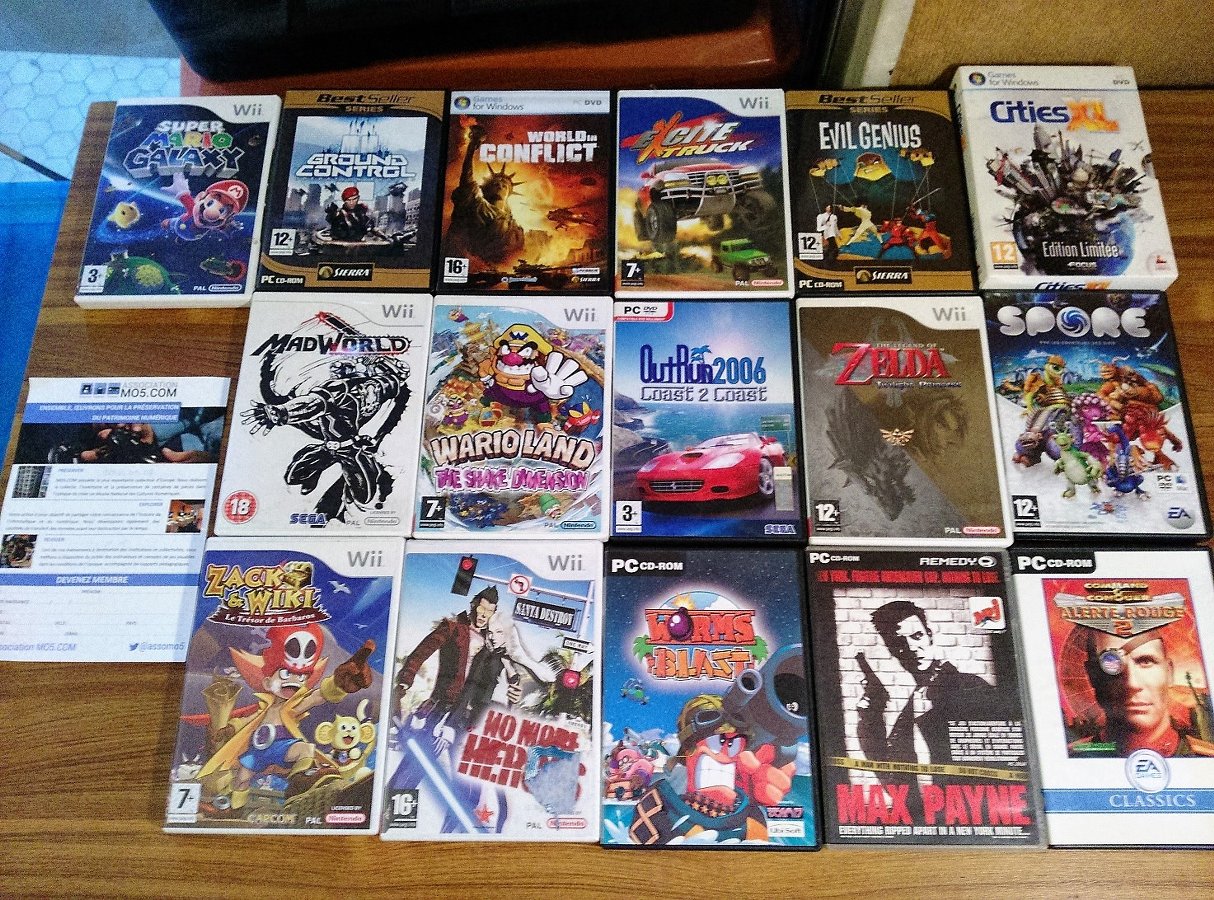 Jeux Xbox 360 et PC du don de CBL