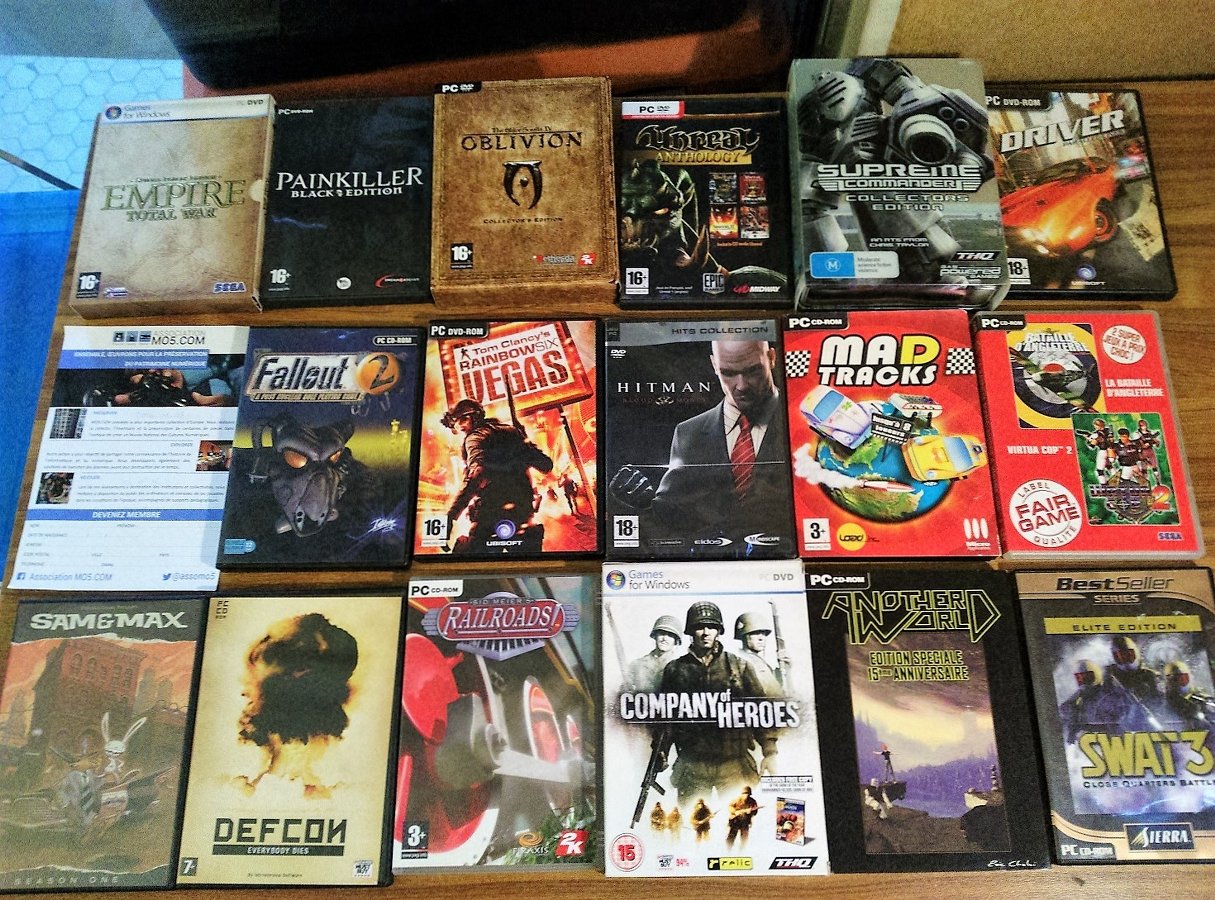 Jeux Xbox 360 et PC du don de CBL