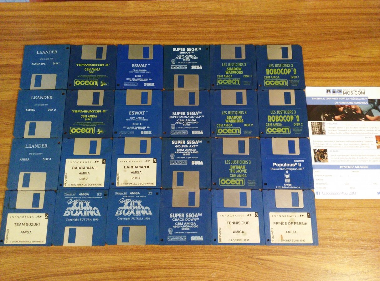 Jeux Amiga du don de CBL