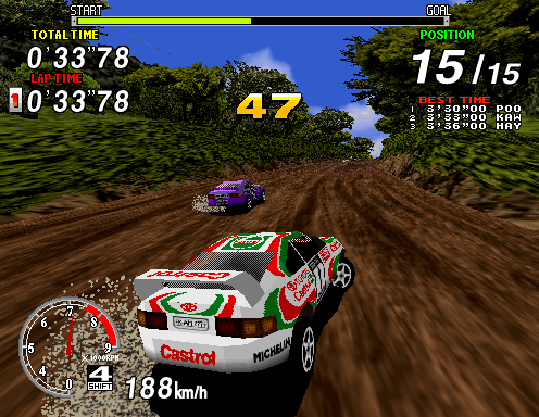 SEGA Rally (arcade, 1994)