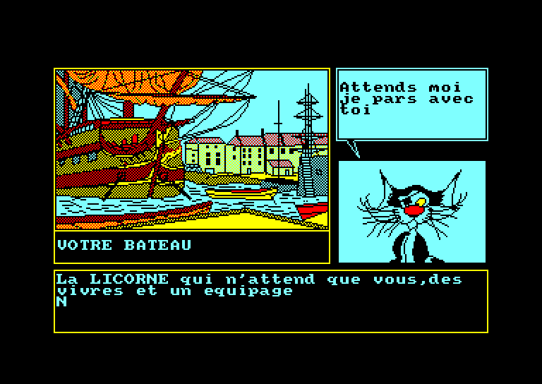 Le Passager du temps (Amstrad CPC, 1987)