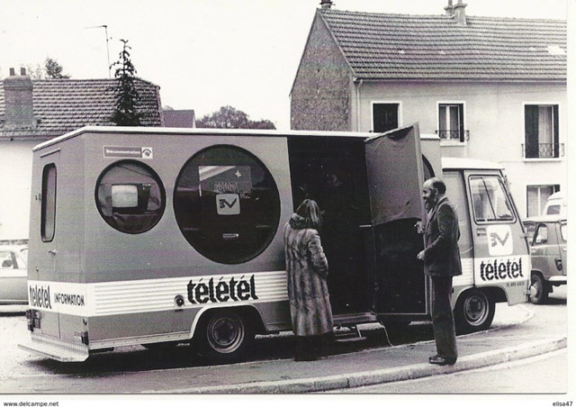 Camion de démonstration du Télétel en 1981